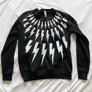 David Rose Schitt’s Creek Lightning Bolt Sweater